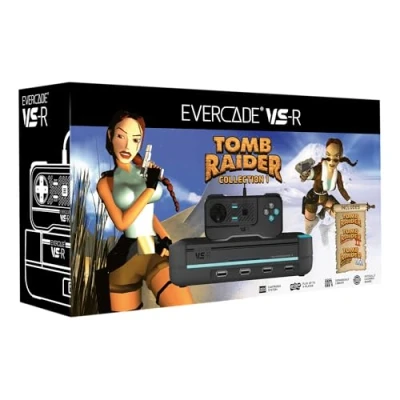 Afbeelding van Evercade VS R home console inclusief Tomb Raider cartridge 1 controller