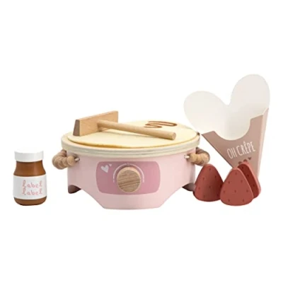 Afbeelding van Label Roze Houten Crepe Maker LLWT 34710