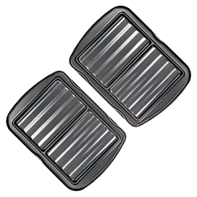 Image de Jeu de plaques Premium Gaufres Lagrange pour 2 croque monsieur 010422 Noir