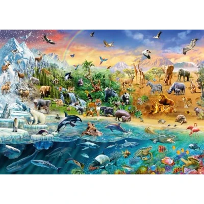 Image de Puzzle Schmidt Le règne animal, 1000 pièces
