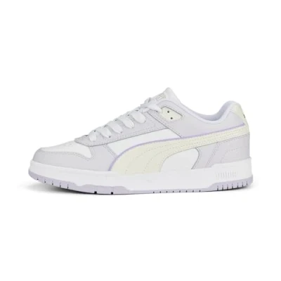 Afbeelding van PUMA Rbd Game Low Sneakers voor heren, Witte Vapor Gray Spring Lavender Goud