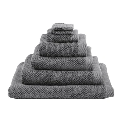 Afbeelding van Heckett &amp; Lane Badhanddoek Bath Grant Classic Anthracite 70 x 140 cm