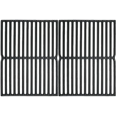 Afbeelding van GFTIME 38 cm x 28,6 grillrooster van gietijzer 7522 voor Weber Spirit E/S 210 220 (met zijbranderknoppen), Genesis Silver A (niet B&amp;C), 500, reserveonderdeel 7521