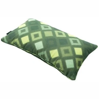 Afbeelding van Sierkussen 50x30 Grids green natural outdoor finishing