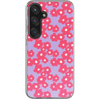 Afbeelding van imoshion hoesje Geschikt voor Samsung Galaxy S25 Design Dusty Rose Blossoms