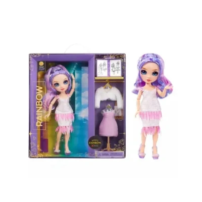 Afbeelding van Rainbow High Fantastic Fashion Doll Violet Purple 1 stuk