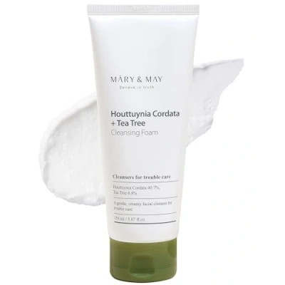 Afbeelding van Mary&amp;May Houttuynia Cordata + Tea Tree Clean Foam 150 ml