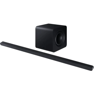 Afbeelding van Samsung Ultra Slim Soundbar HW S810GD Surroundsysteem Zwart Bluetooth, Dolby Atmos, WiFi, Wandbevestiging, Spraakbesturing