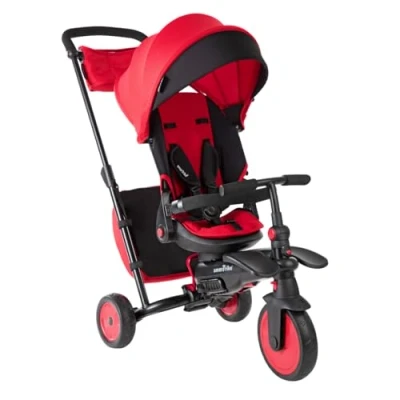 Afbeelding van SmarTrike STR7 Opvouwbare 8 in 1 Driewieler en Buggy Zwart