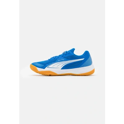 Afbeelding van Puma Solarflash III Handbalschoenen, Heren, Maat: 40, Team royal/white Textiel/ synthetisch