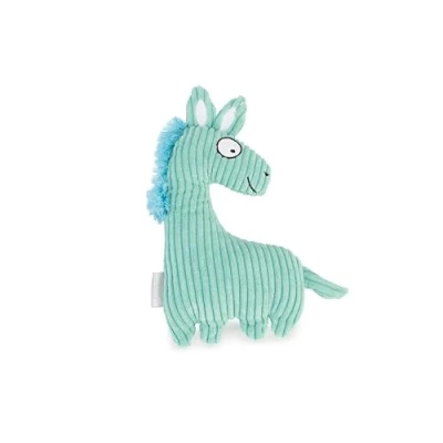 Afbeelding van Beeztees Knuffel Horse Joli Ribstof Blauw 23x13x4cm