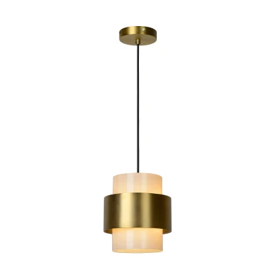 Afbeelding van Lucide FIRMIN Hanglamp 1xE27 Mat Goud Messing