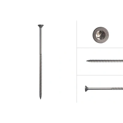 Afbeelding van Wovar Spaanplaatschroeven RVS A2 5 x 120 mm Torx 25 200 Stuks