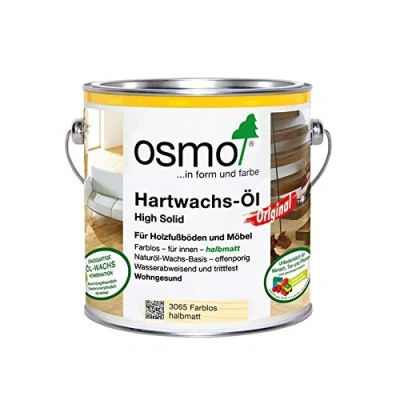 Afbeelding van Osmo Hardwax Olie Original 3065 Kleurloos Semi Mat 0.75 Liter Binnenhout Houtolie Vloerolie