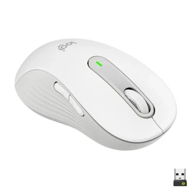Image de Logitech Souris Sans Fil Signature M650 L Gaucher Blanc Cassé (910 006240)