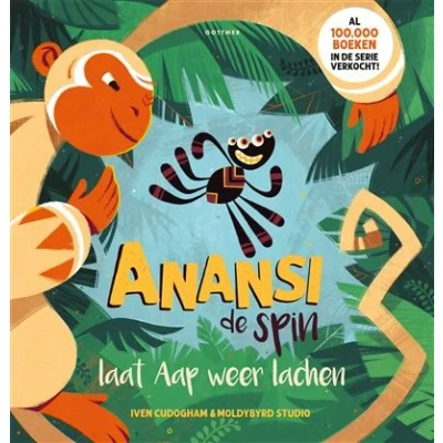 Image de Anansi de spin laat Aap weer lachen