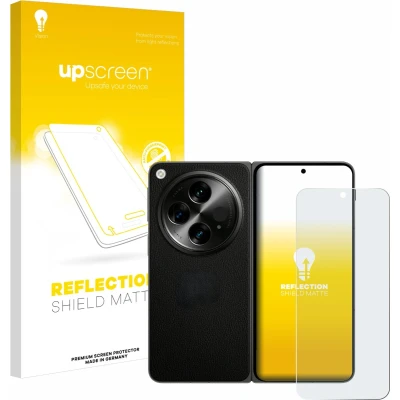 Afbeelding van upscreen Screenprotector voor OnePlus Open (case friendly) Folie Beschermfolie anti glare matte