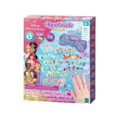 Afbeelding van Aquabeads Studio 35071 Disney Princess Nail Designer Kit meerkleurig