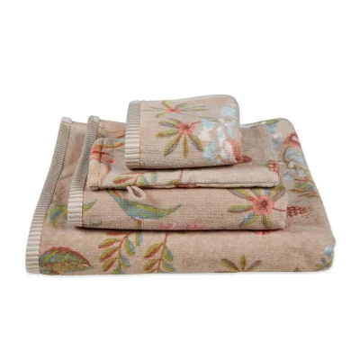 Afbeelding van Pip Studio Badlaken Secret Garden Khaki 70x140