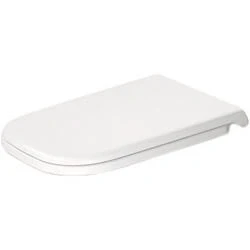 Afbeelding van Duravit D code Vital WC zitting 49x36.1x4.3cm met softclose quickrelease Kunststof wit Glanzend