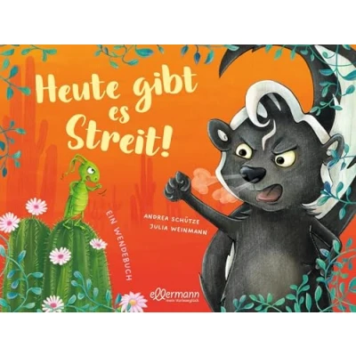 Afbeelding van Heute gibt es Streit! Vertragen find ich gut!
