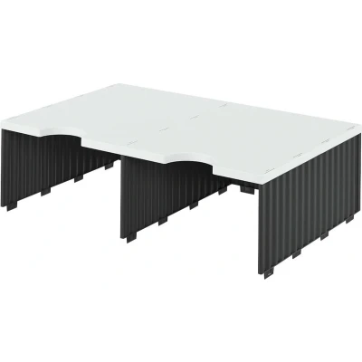 Afbeelding van styro® sorteerstation styrodoc Jumbo, C4, polystyreen, aanbouweenheid