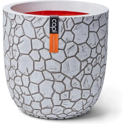 Afbeelding van Bloempot Clay bolvormig 35x34 cm ivoorkleurig