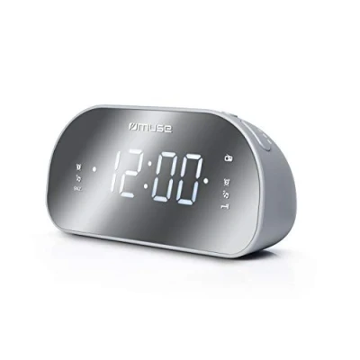 Image de Radio réveil PLL FM Muse M 170 CMR Gris