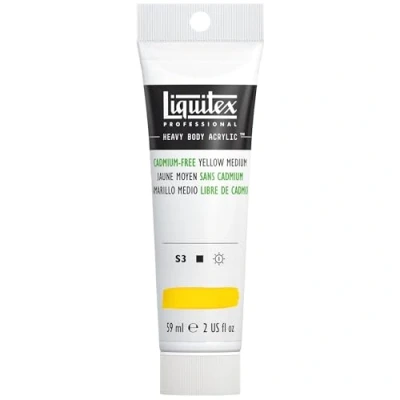 Afbeelding van Liquitex Professional Heavy Body Acryl 59 ml Medium Geel Cadmiumvrij Serie 3