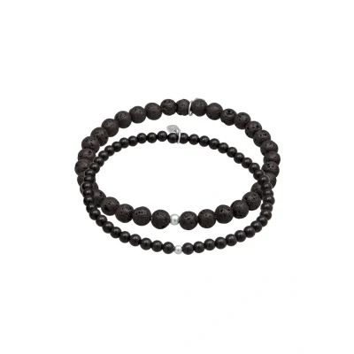 Afbeelding van Kuzzoi SET Armband Silver coloured, Heren, Maat: 19, coloured