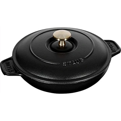 Afbeelding van Staub Warm Bord , Rond 20 Cm Zwart