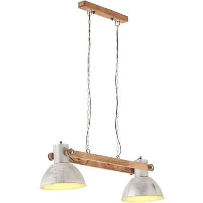 Afbeelding van Hanglamp industrieel 25 W E27 109 cm zilverkleurig