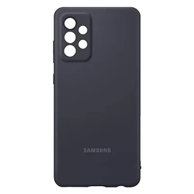 Image de Coque de protection silicone pour smartphone Samsung Galaxy A72 Noir