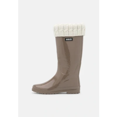 Afbeelding van Aigle Eliosa Winter Regenlaarzen, Dames, Maat: 38, Chestnut Natuurrubber