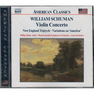 Afbeelding van Bournemouth Symphony Orchestra, José Serebrier Schuman William: Vviolin Concerto (CD)