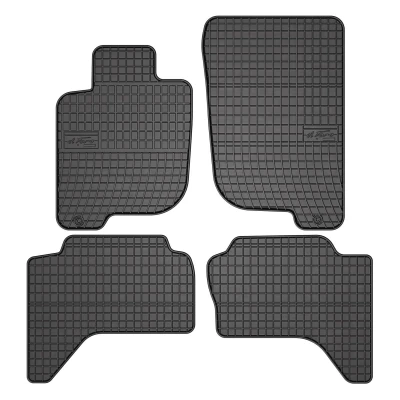 Afbeelding van FROGUM 0483 Vloermatset Rubber voor en achter 4 Zwart Op maat gemaakt MITSUBISHI: L200 / Triton IV Pickup