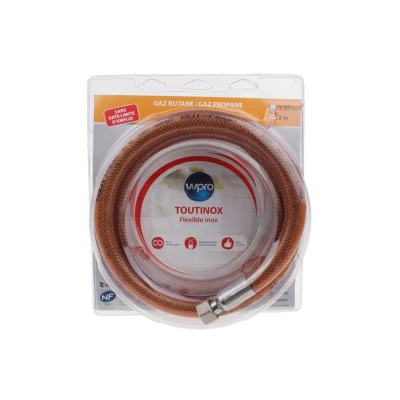 Image de Wpro Tbe200 tuyau gaz butane 2m toutinox (illimité) 484000000335