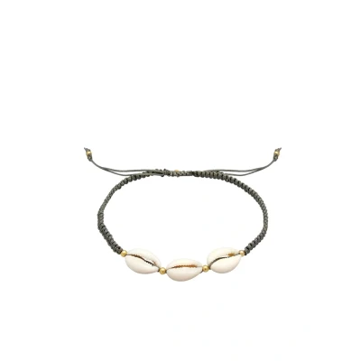 Afbeelding van Elli Anklet Shell Armband goldcoloured, Dames, Maat: 22, Gold coloured