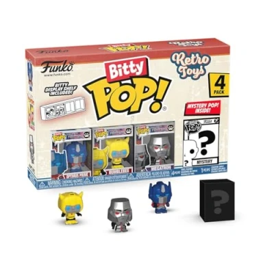 Image de Pack 4 Figurines Funko Bitty Pop Retro Toys Transformers