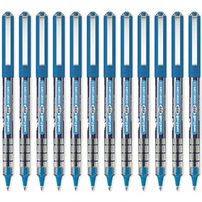 Afbeelding van Uni ball Eye roller Ocean Care, fijn, blauw 12 stuks