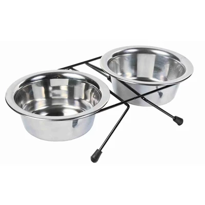 Afbeelding van TRIXIE VOER / WATERBAK SET RVS METAAL