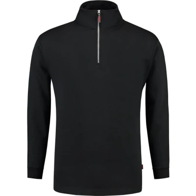 Afbeelding van Tricorp Sweater Ritskraag Casual Zwart Maat XS