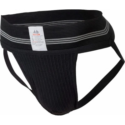 Afbeelding van Jockstrap herenstring zwart met 3 inch elastische zwarte boord maat M
