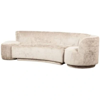 Afbeelding van BePureHome Combi Popular Bank Chenille Naturel 72x345x97