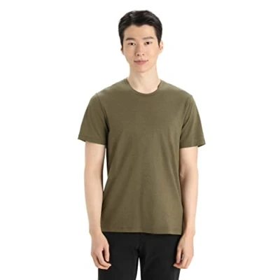 Afbeelding van Icebreaker Merino Central Classic SS TEE Sport Tshirt, Heren, Maat: Large, Loden