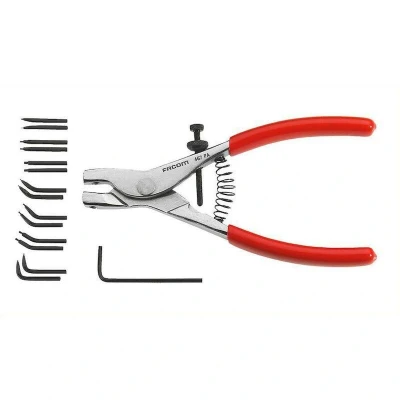 Image de FACOM 470.E5 jeu de mors rechange pour pince à ressort 467 et 469, droite, 12 25/10 25 mm en 2 parties