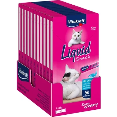 Afbeelding van Vitakraft Cat Liquid Snack Zalm &amp; Omega