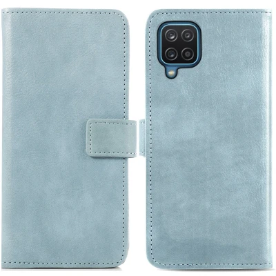 Afbeelding van imoshion Luxe Bookcase voor de Samsung Galaxy A12 Lichtblauw