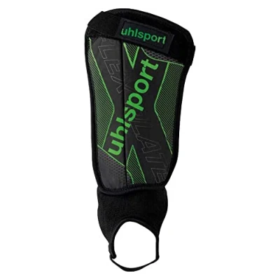 Afbeelding van Uhlsport Flex Plate Scheenbeschermer Zwart / Fluo Groen Zilver Maat: XXS
