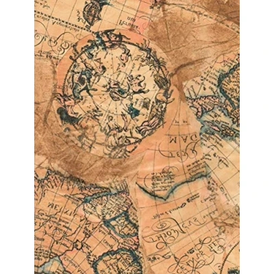 Afbeelding van Décopatch FDA806C een zakje met 20 vellen, 30 x 40 cm, steampunkkaart